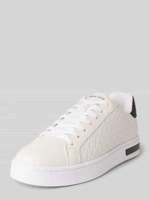 Sneakersy ze wzorem z logo model ‘SAFFIANO’ Armani Exchange