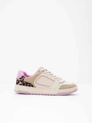Sneakersy ze zwierzęcymi wzorami BonPrix beżowy