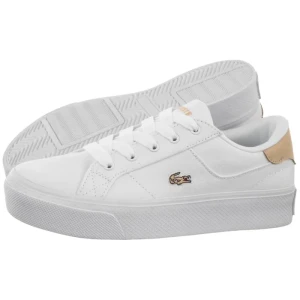 Sneakersy Ziane Platform 126 5 CFA Wht/Nat 751CFA0042.83J (LC475-a) Lacoste