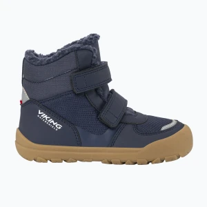 Śniegowce barefoot dziecięce Viking Footwear Rowan Barefoot Warm Waterproof 2V navy Granatowy