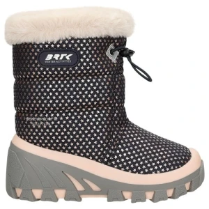 Śniegowce Bartek 85001 14 dla dziewcząt beżowo czarne 8500114
