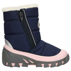 Granatowo różowe śniegowce Bartek z powloka hydrofobowa 11625004