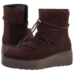 Śniegowce Brązowe 2CVI1___ _8TZ (RY1251-b) Ryłko