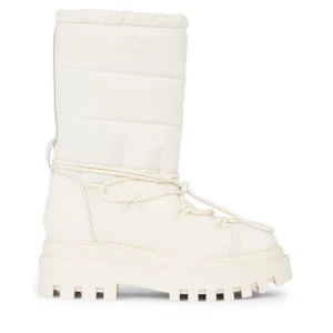 Śniegowce Calvin Klein Jeans Flatform Snow Boot Nylon Wn YW0YW01146 Creamy White YBI