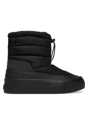 Śniegowce Calvin Klein Vulc Flatf Snowboot Nylon Mix Mg YW0YW01977 Czarny
