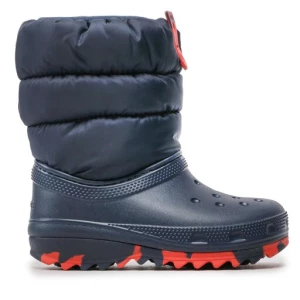 Śniegowce Crocs Classic Neo Puff Boot K 207684 Granatowy