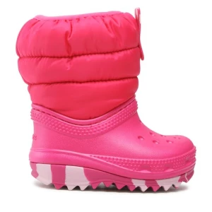 Śniegowce Crocs Classic Neo Puff Boot T 207683 Różowy