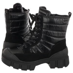 Śniegowce Czarne 9-26220-29 019 Black Comb (CP346-a) Caprice