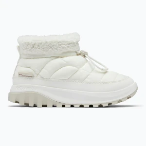 Śniegowce damskie Columbia Snowtrot Shorty sea salt / fig Biały