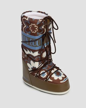 Śniegowce Damskie Moon Boot Icon Flower