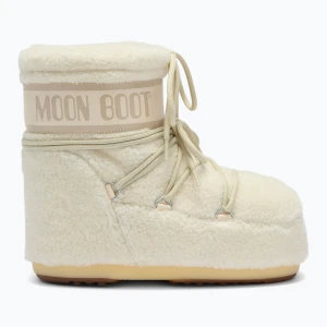 Śniegowce damskie Moon Boot Icon Low Fleece ice Beżowy