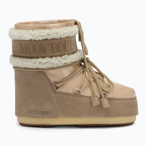 Śniegowce damskie Moon Boot Icon Low Pearly Plus pale peach / sand Beżowy