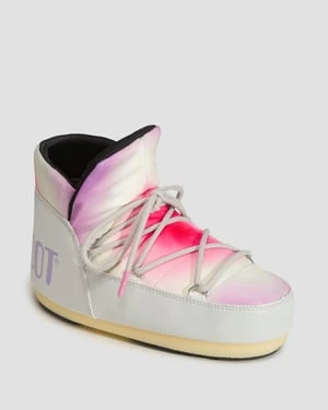 Śniegowce Damskie Moon Boot Pumps Tie Dye Szare