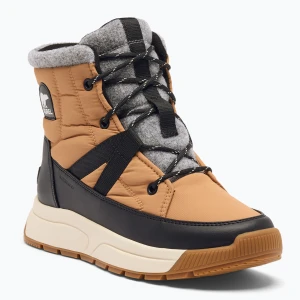 Śniegowce damskie Sorel Whitney III Mid Wp tawnybuff / black Brązowy