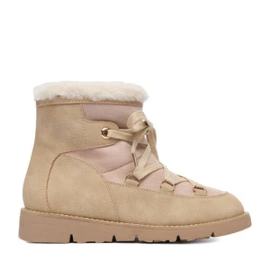 Śniegowce DeeZee 17125-1-BEIGE PU Beżowy