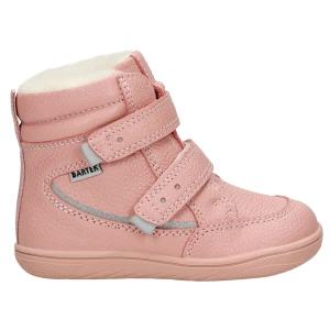 Różowe śniegowce barefoot ocieplane wełna Bartek 84014-55