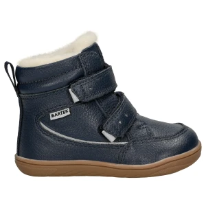 Granatowe śniegowce barefoot ocieplane wełna Bartek 84014-56