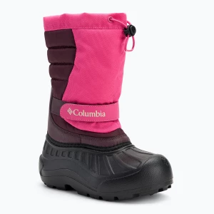 Śniegowce dziecięce Columbia Youth Powderbug Snowlite pink ice/ moonvista