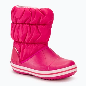 Śniegowce dziecięce Crocs Winter Puff Kids candy pink