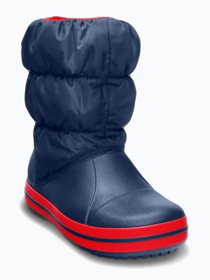 Śniegowce dziecięce Crocs Winter Puff Kids navy/red