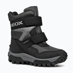 Śniegowce dziecięce Geox Himalaya anthracite / black