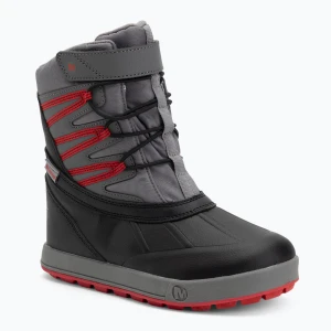 Śniegowce dziecięce Merrell Snow Bank 5.0 WP black/red
