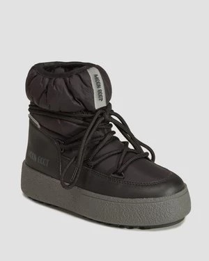 Śniegowce Dziecięce Moon Boot Jtrack Low Nylon Wp Czarne