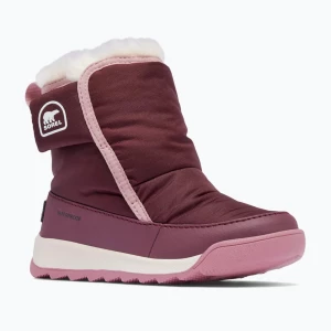 Śniegowce dziecięce Sorel Childrens Whitney II Plus Bootie WP epic plum/dazed mauve