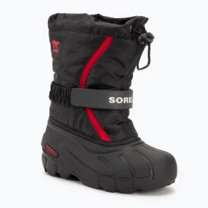 Śniegowce dziecięce Sorel Flurry Dtv black/bright red