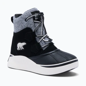 Śniegowce dziecięce Sorel Out N About IV Chillz Waterproof black / chalk