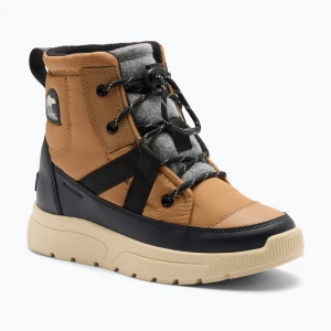 Śniegowce dziecięce Sorel Whitney III Mid Wp tawny buff Brązowy