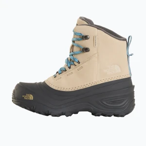 Śniegowce dziecięce The North Face Chilkat V Lace Wp timeless taupe / pale teal Beżowy