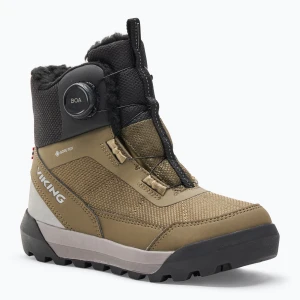 Śniegowce dziecięce Viking Footwear Expower Warm GTX BOA khaki