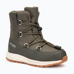 Śniegowce dziecięce Viking Footwear Equip Warm Waterproof SL olive Zielony