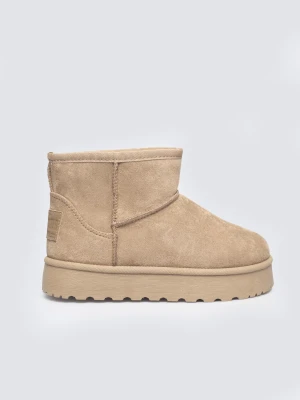 śniegowce dziewczęce beżowe SS374020 801 BIG STAR