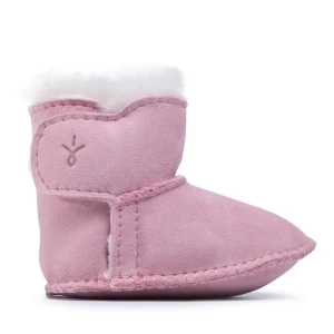 Śniegowce EMU Australia Baby Bootie B10310 Różowy