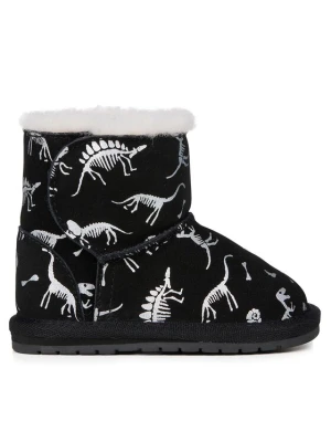 Śniegowce EMU Australia Toddle Reflective Dino B12966 Czarny