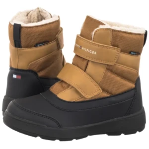 Śniegowce Functional Bootie Black / Camel T1XD-35302-1973 A032 (TH1535-a) Tommy Hilfiger