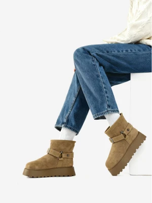 Śniegowce G-Star Raw CEO-ZEHRA-01 Beżowy