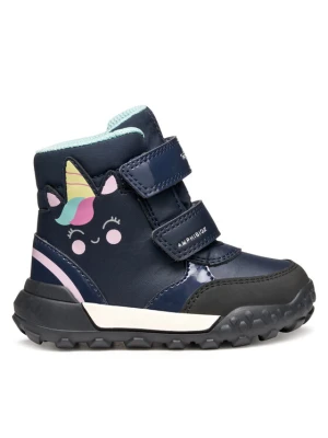 Śniegowce Geox B Trekkyup B Ab B566MD 054FU C4002 M Granatowy