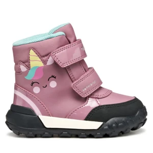 Śniegowce Geox B Trekkyup B Ab B566MD 054FU C8006 M Różowy