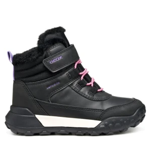 Śniegowce Geox J Trekkyup B Ab J46M7A 0MEMS C9266 D Czarny