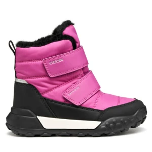 Śniegowce Geox J Trekkyup B Ab J46M7B 08V50 C8062 D Różowy
