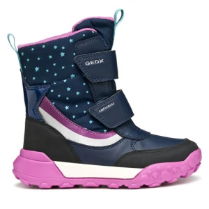 Śniegowce Geox J Trekkyup B Ab J56M7A 0MNBC C4269 M Granatowy