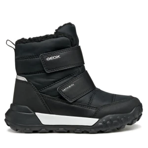 Śniegowce Geox J Trekkyup B Abx J46MBF 0FU54 C9999 D Czarny