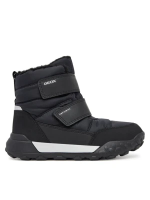 Śniegowce Geox J Trekkyup B Abx J46MBF 0FU54 C9999 S Czarny