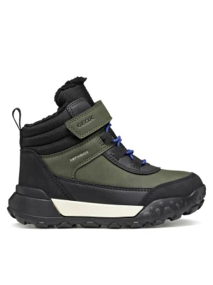 Śniegowce Geox J Trekkyup Boy B Abx J46MBE 0MEMS C0450 M Zielony ciemny