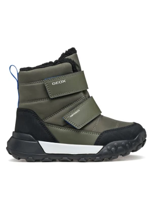 Śniegowce Geox J Trekkyup Boy B Abx J66MBA 0FU54 C3XK4 M Zielony ciemny