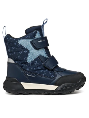 Śniegowce Geox J Trekkyup Girl B Ab J46M7C 0MNBC CF44Y D Granatowy