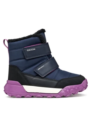 Śniegowce Geox J Trekkyup Girl B Abx J66M7A 0FU54 CF48B D Granatowy